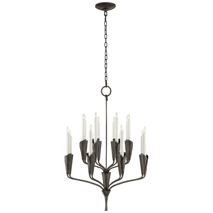 Aiden Small Chandelier in Aged Iron