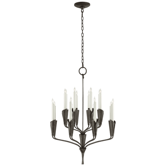 Aiden Small Chandelier in Aged Iron